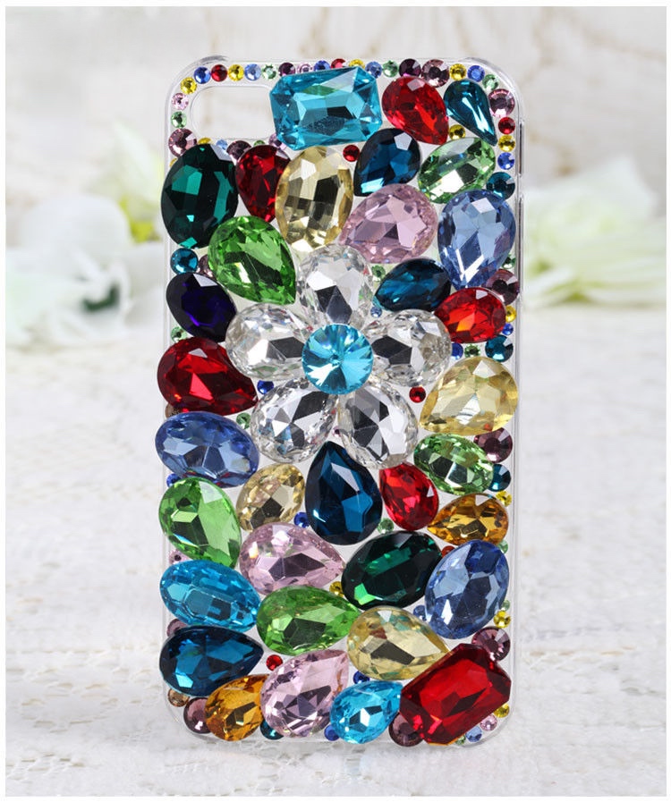 Rainbow Crystal Bling IPhone 6 Case, IPhone 6 Plus Case, IPhone 5s Case